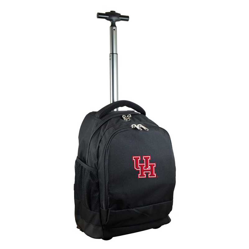 CLHUL780-BK: NCAA Houston Cougars Wheeled Premium Backpack